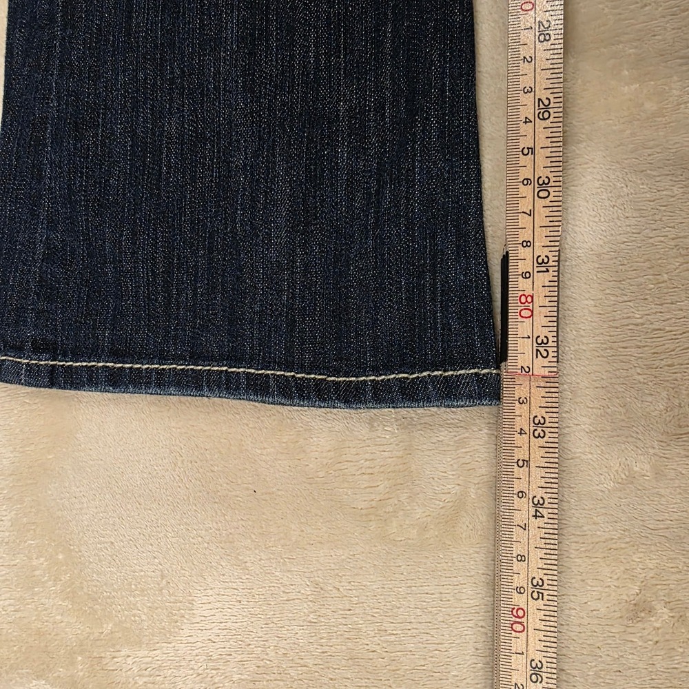 BKE Addison Bootcut Jeans Women Size 27L 27x33.5 Dark Wash Stretch Denim Buckle - Picture 7 of 9